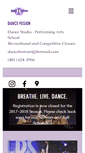 Mobile Screenshot of dancefusionri.com